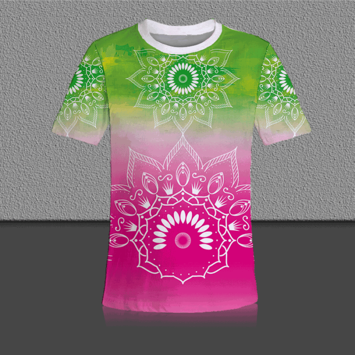 Wholesale 100% Polyester T Shirt Sport Tee Shirt Custom Sublimation Printing T Shirt