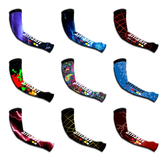 Logo Custom Compression Arm Sleeve for Cycling Basketball Fising Golf