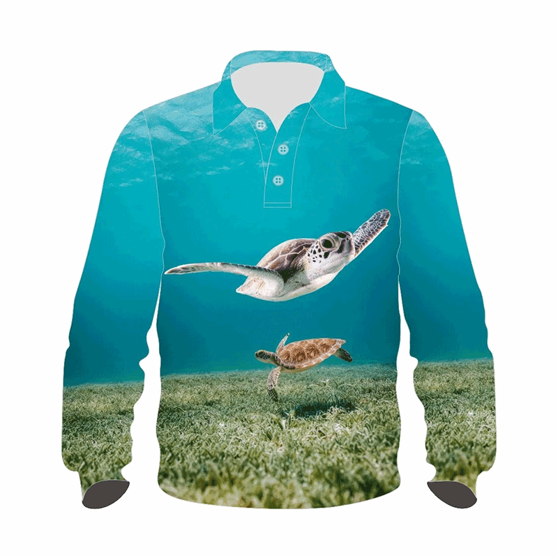 Outdoor Performance UV Protection Fishing Clothing Design Custom Men Long Sleeve Blank Fishing Jerseys