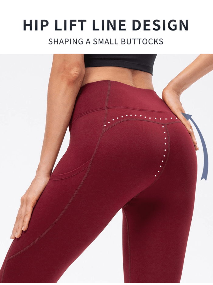 Yoga Pants Fleece Plus Velvet Warm Women Gym Sport 12366 - Image 3